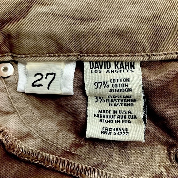 David Kahn Lana Crop Skinny Premium Jean Women's size 27. - Picture 7 of 10